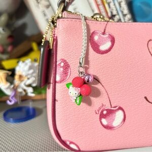 Hello Kitty Cherry Keychain